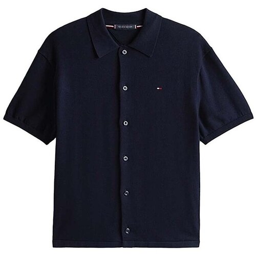 Tommy Hilfiger Srajce s kratkimi rokavi MW0MW40239 Modra Cene