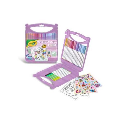 Crayola FLOMASTERI 65 KOMADA I &amp;Scaron;ABLONI Slike