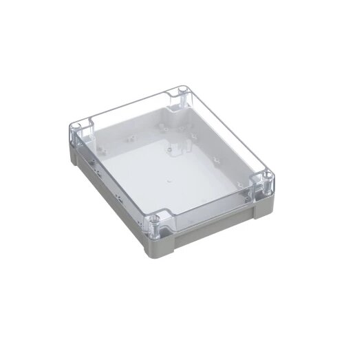 TRU COMPONENTS 6U07241906437 TC-13865188 industrijsko kući&scaron;te 240 x 191.3 x 61.7 ABS-PC svijetlosiva, prozirna 1 kom. Cijene