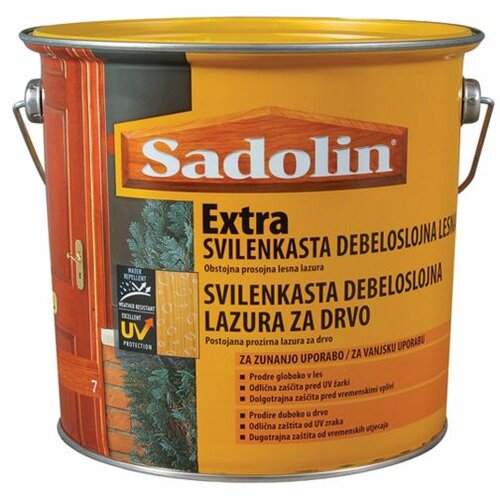 Sadolin Debeloslojna lazura za les Extra (2,5 l, tik, &amp;scaron;t. 3) Slike