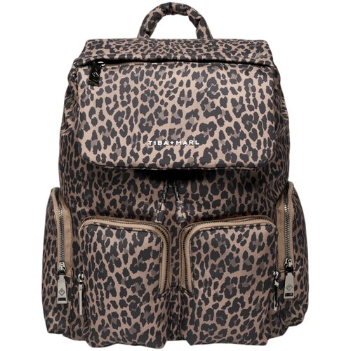 Tiba+Marl ruksak za previjanje alto nylon brown leopard Cijene