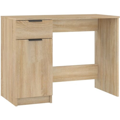 Maison Chic Pisalna miza - pisarniška miza - Računalniška miza sonoma hrast 100x50x75 cm konstruiran les, (21785185) Cene