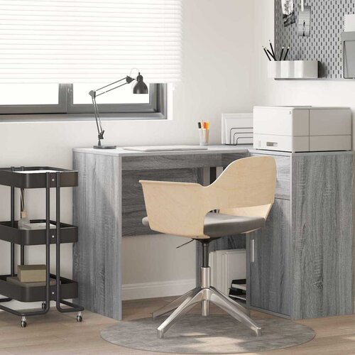  Stol s policom Siva Sonoma 102 x 50 x 75 cm Konstruirano drvo Cijene