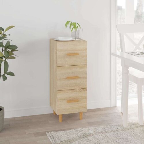  Komoda sonoma hrast 34,5x34x90 cm inženirski les, (20654844) Slike