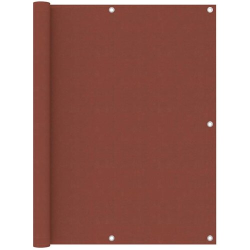 vidaXL Balkonsko platno terakota 120x400 cm oksford blago Cene