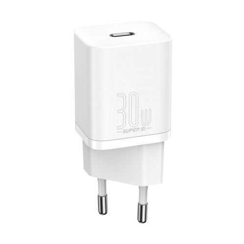 Baseus adapter hišni polnilec 220V Super-SI Quick Charge 30W vhod Type C - Original (EU Blister) - bel Cene