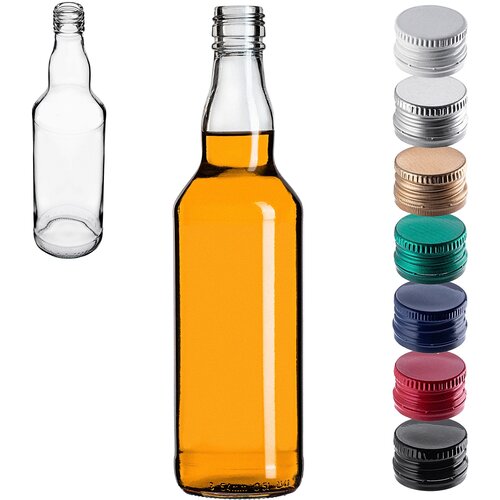KADAX Monopol steklenica 500ml 0.5l s pokrovčkom za vino, liker, sok, (5000355026) Cene