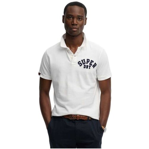 Superdry bela muška polo majica Cene