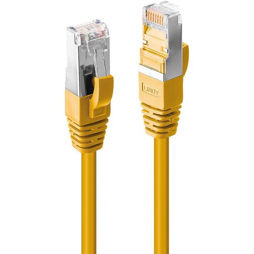 Lindy 45983 RJ45 omrežni kabel\, Patch kabel CAT 6 S/FTP 3.00 m rumena 1 kos, (20561848) Cene