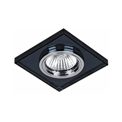 Elmark spot lampa cr-777s/bk kvadratna black glass Slike