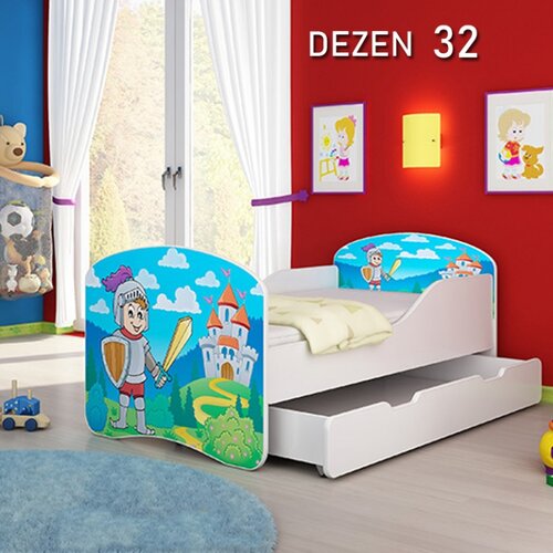 Olimp Sport Dečiji Krevet Drveni 160x80cm Sa Fiokom i Gratis Dušek 45 Dezena Cene