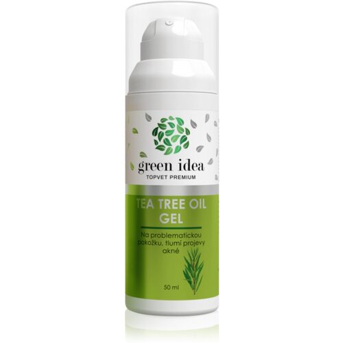 Green Idea Topvet premium herbal teas TEA TREE OIL gel gel za problematično lice 50 ml Slike