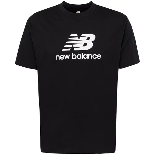 New Balance Majica crna / bijela