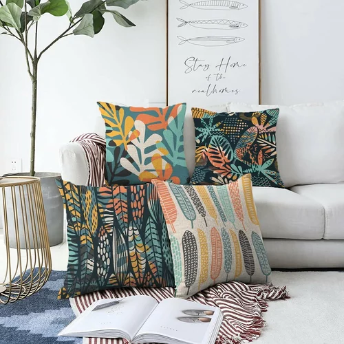Minimalist Cushion Covers set od 4 ukrasne jastučnice Colorful, 55 x 55 cm