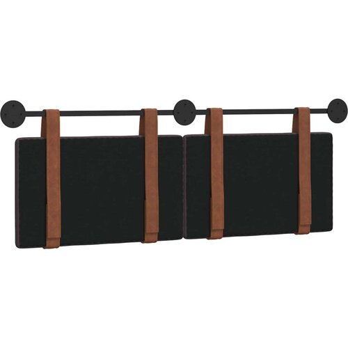  Držeće uzglavlje Zidne Tamno smeđa 150 x 55 x 5 cm Antikni PU - Tamno smeđa 140 cm bez LED Slike