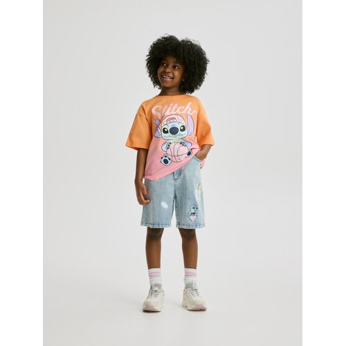 Reserved Traper bermude Lilo & Stitch - plava Cene