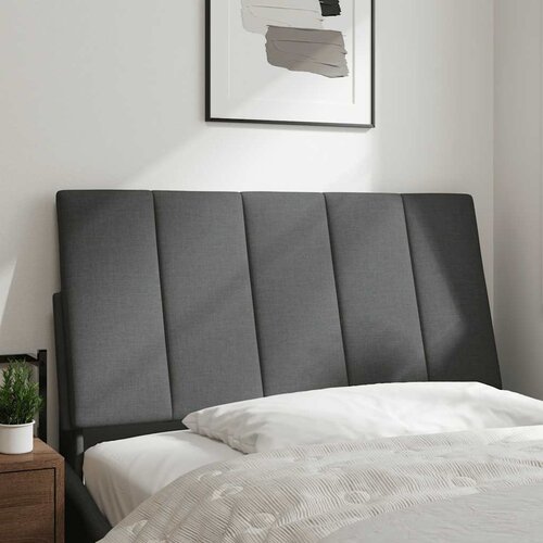 Maison Chic posteljno vzglavje - vzglavna omarica - vzglavna stranica temno siva 100 cm blago, (21704080) Cene