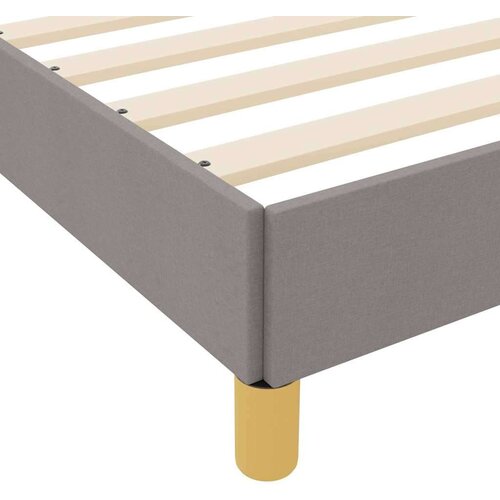  Krevet s opruga kutije Taupe Brown 90 x 190 cm Slike