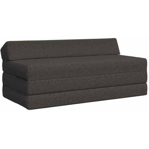 SOFA na razvlačenje Tamnosiva 120 x 60 x 49 cm Tkanina - Tamnosiva Tkanina Cijene