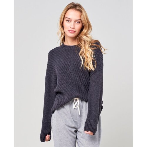 Rip Curl Sweater LANCIANO CREW SWEATER Black Marled Slike