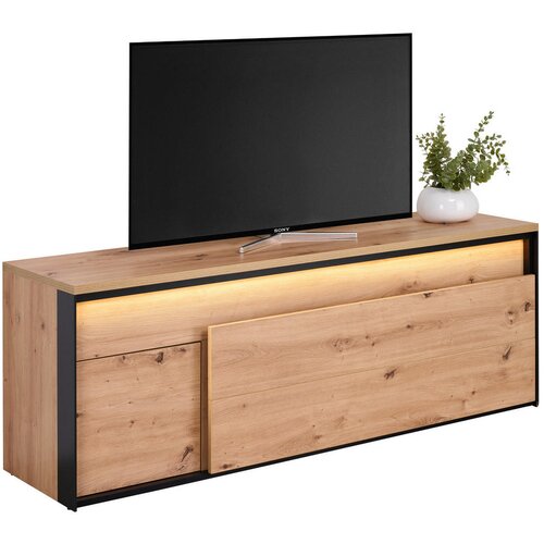 Hom`in TV-ELEMENT črna, hrast artisan Cene