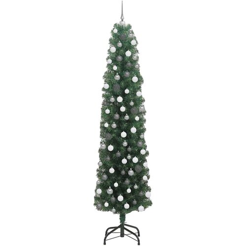  Umjetno božićno drvce Zelena 210 cm PVC i čelik i plastika Slike
