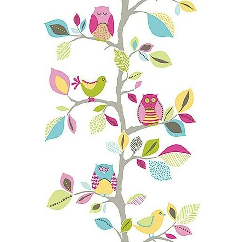 AS Creation Samoljepljiva pločica pop.up (Sove, Vi&amp;scaron;e boja, 35 cm x 2,5 m) Slike