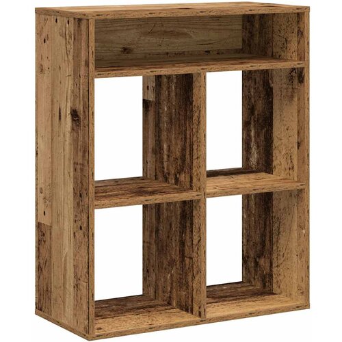 Maison Chic Knjižna omara - Knjižni regal starinski les 66x31x80 cm inženirski les, (21726188) Cene