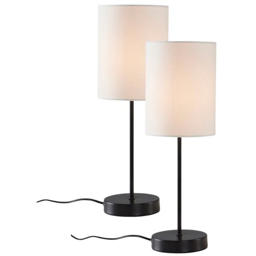 Jotex Bijela/crna tekstilna stolna lampa (visina 45 cm) Seth &ndash; Cijene