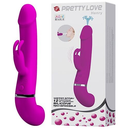 Pretty Love Brizgajoči rabbit vibrator Henry Cene