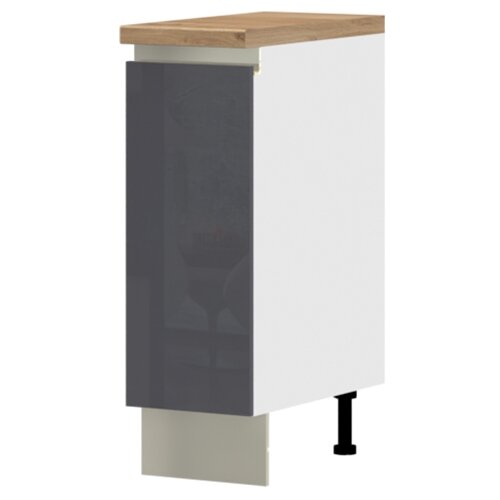 Jela spodnji element R-30-1K/5 za kuhinjo infinity (več barv)-antracit, visoki sijaj Slike