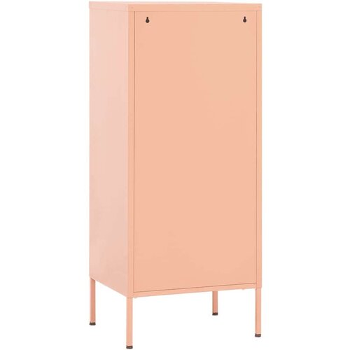 VidaXL Omara za shranjevanje roza 42,5x35x101,5 cm jeklo Slike