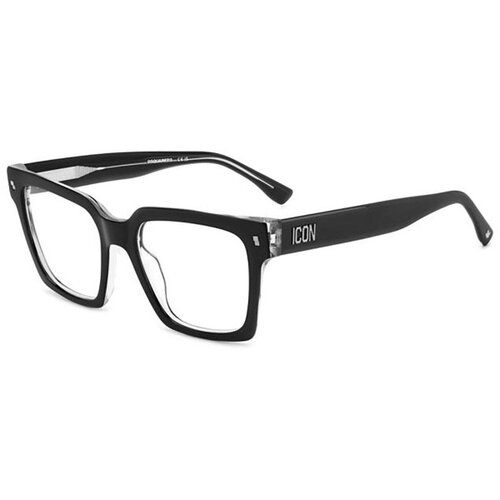 Dsquared2 ICON0019 7C5 ONE SIZE (52) Črna/Kristalna Cene