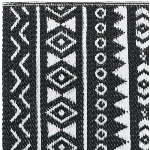 vidaXL Zunanja preproga črna 80x250 cm PP Cene