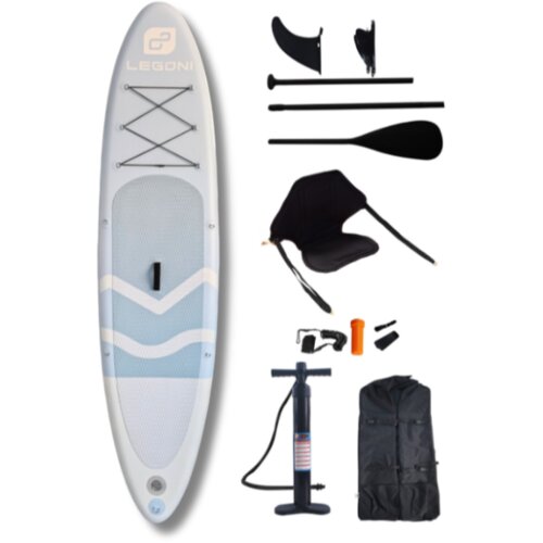 LEGONI Napihljiva SUP deska Blue Sea 10.2" s sedežem in kajak veslom, 311 cm Cene