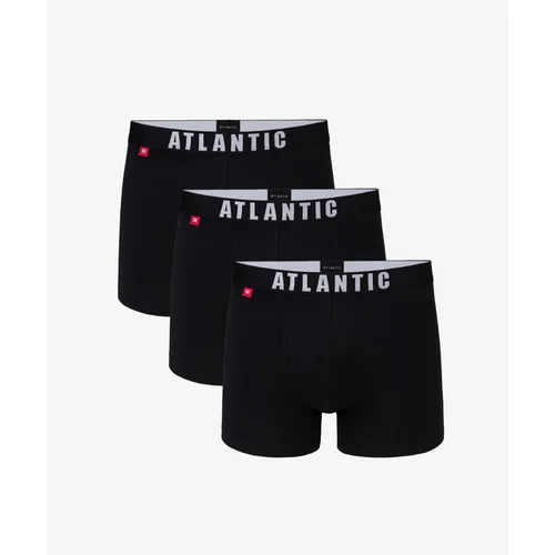 Atlantic Oprijete boksarice 3 Piece Črna