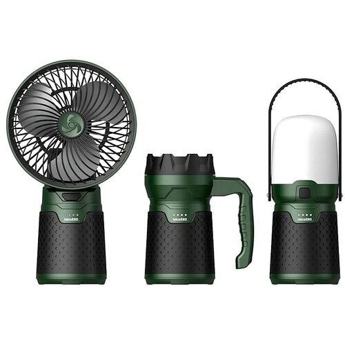  ISKRA ERO akumulatorski kamperski set, ventilator+lampe Slike