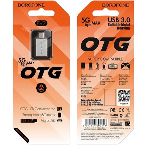 Borofone USB OTG adapter Micro BV2 Cijene