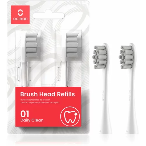 Oclean Brush Head Standard Clean zamjenske glave za zubnu četkicu P2S6 W02 White 2 kom