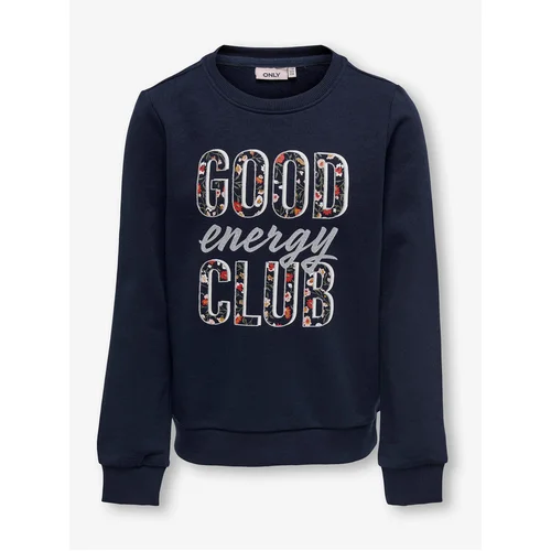 Only Dark blue girly sweatshirt Lena - Girls