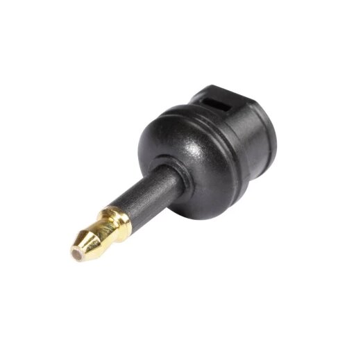Hicon Toslink digitalni audio adapter [1x ženski konektor toslink (ODT) - 1x 3,5 mm optički muški konektor] crna Cijene