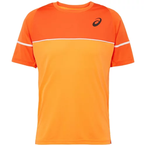 Asics Funkcionalna majica 'GAME' oranžna / svetlo oranžna / črna / bela