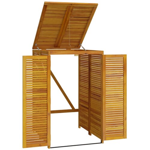  Spremi&amp;scaron;te za kantu za smeće 70x89x117 cm masivno drvo bagrema Slike