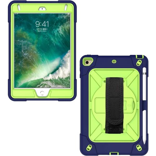 NIKCORP Ovitek za iPad Pro 9.7 (2016) s stojalom, ročajem in naramnim trakom, trislojna za&amp;scaron;čita, prostor za pisalo, temno moder, (5000139213) Slike