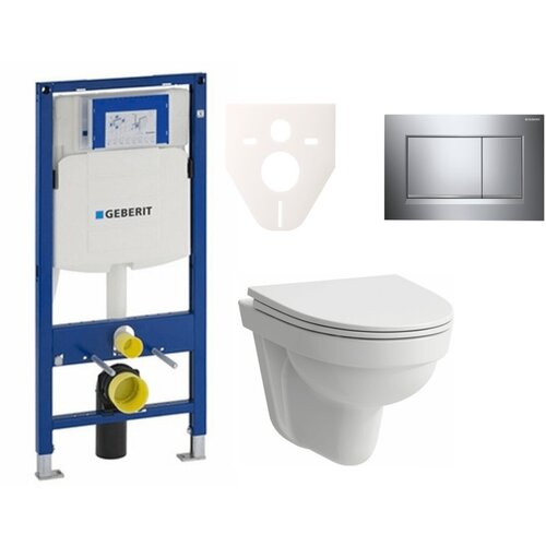 Geberit H8201500000001 Laufen Pro Nordic wc školjka s kompletom Duofix 111.300.00.5 Sigma30 krom Cene