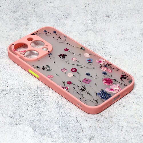 Telempire Maska za iPhone 14 Pro 6.1 Matte Painted providno-roze Cene