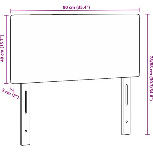 vidaXL Set Vzglavja Temno siva Tkanina 90 x 5 x 88 cm Cene
