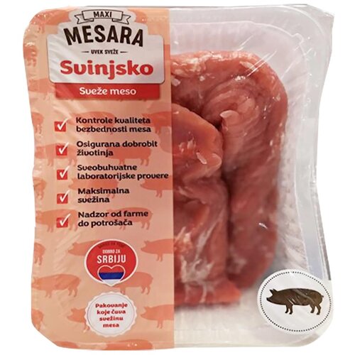 Maxi mesara pakovano meso Svinjski file 500g Cene