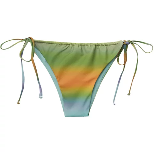 Pull&Bear Bikini hlačke modra / gorčica / zelena / oranžna