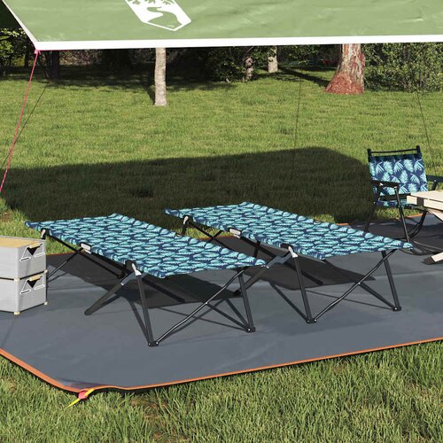  Sklopivi kamperski krevet List 2 pcs &Scaron;uma 206 x 76 x 74 cm Cene